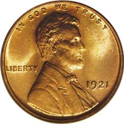 1921 1C MS66 Red PCGS.