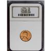 Image 1 : 1956 1C MS67 Red NGC. Seamless pumpkin-gold luster bat 