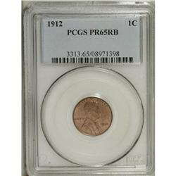 1912 1C PR65 Red and Brown PCGS. This pumpkin-gold Gem 
