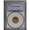 Image 1 : 1914 1C PR64 Red and Brown PCGS. An obvious proof stri 
