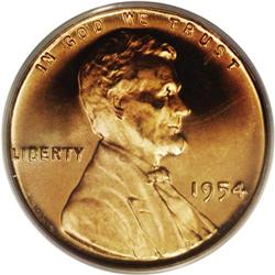 1954 1C PR68 Deep Cameo PCGS. Pumpkin-orange radiance 