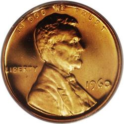 1960 1C Large Date PR69 Deep Cameo PCGS. Two different 