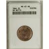 Image 1 : 1864 2C Small Motto MS63 Red and Brown ANACS. Mostly p 
