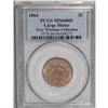 Image 1 : 1864 2C Large Motto MS66 Red PCGS. Ex: Troy Wiseman Co 