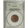 Image 1 : 1865 2C MS65 Red PCGS. Plain 5. This lustrous straw-go 