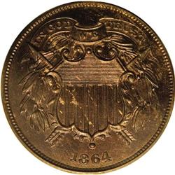 1864 2C Small Motto PR65 Brown PCGS. Thanks to the eff 