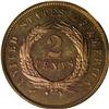 Image 2 : 1864 2C Small Motto PR65 Brown PCGS. Thanks to the eff 