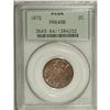 Image 1 : 1872 2C PR64 Red and Brown PCGS. Gold and fire-red str 