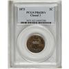 Image 3 : 1873 2C Closed 3 PR62 Brown PCGS. A so-called original 