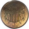 Image 1 : 1873 2C Closed 3 PR64 Red and Brown PCGS. This is a pr 