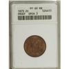Image 1 : 1873 2C Open 3 PR60 Red and Brown ANACS. Mostly browni 