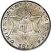 Image 1 : 1854 3CS MS65 PCGS. A Gem example of the Type Two desi 