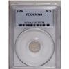 Image 1 : 1858 3CS MS64 PCGS. Well centered, with even, rose-gra 