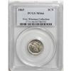 Image 1 : 1865 3CN MS66 PCGS. Ex: Troy Wiseman Collection. Subtl 