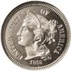 Image 1 : 1868 3CN PR66 Cameo NGC. This and the 1869 have the tw 
