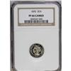 Image 3 : 1870 3CN PR66 Cameo NGC. Light tan-gold toning endows 