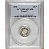 Image 1 : 1873 3CN Closed 3 PR65 Cameo PCGS. Sharply struck with 