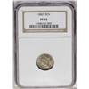 Image 1 : 1882 3CN PR65 NGC. Champagne-gray tinting and razor-sh 