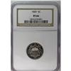Image 1 : 1869 5C PR66 NGC. This is a gorgeous Premium Gem with 