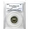 Image 3 : 1873 5C Closed 3 PR66 Cameo PCGS. The 1 in the date is 