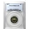 Image 3 : 1877 5C PR66 Cameo PCGS. Only four finer examples of t 