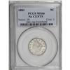 Image 1 : 1883 5C No Cents MS66 PCGS. Sharply struck, though the 
