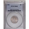 Image 1 : 1901 5C MS65 PCGS. This exactingly struck Gem features 