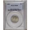 Image 1 : 1908 5C MS65 PCGS. This light golden-tan and steel-blu 