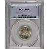 Image 1 : 1911 5C MS65 PCGS. Somewhat softly struck, but display 