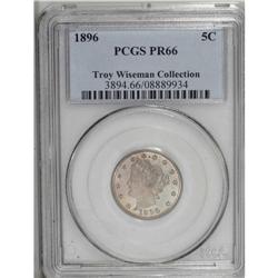 1896 5C PR66 PCGS. Ex: Troy Wiseman Collection. This d 