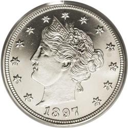 1897 5C PR66 Deep Cameo PCGS. Instantly and perpetuall 