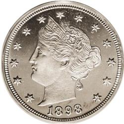 1898 5C PR66 Deep Cameo PCGS. Ex: Troy Wiseman Collect 