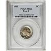 Image 1 : 1913 5C Type Two MS66 PCGS. More difficult to acquire 