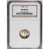 Image 3 : 1942 10C MS68 Full Bands NGC. This beautiful coin comb 