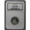 Image 3 : 1882 25C PR66 Cameo NGC. Exemplary contrast is visible 