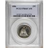 Image 3 : 1886 25C PR66 Cameo PCGS. Icy devices rise above decis 