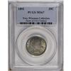 Image 3 : 1892 25C MS67 PCGS. Type One Reverse. Ex: Troy Wiseman 