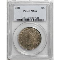 1831 50C MS62 PCGS. O-104, R.1. Deep tan-gold and oliv 