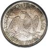 Image 2 : 1842 50C Medium Date, Large Letters MS64 PCGS. WB-106. 