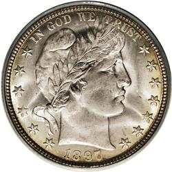 1897-O 50C MS65 PCGS. The 1897-O is a challenging coin 