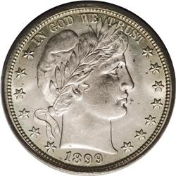 1899-O 50C MS64 PCGS. The 1899-O is a better date amon 