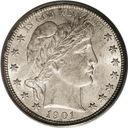 1901 50C MS65 PCGS. The 1901 is one of the surprises i 