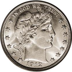 1912-D 50C MS65 PCGS. Light tan toning denies full bri 