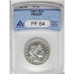 1901 50C PR64 ANACS. This a beautiful piece with deepl 