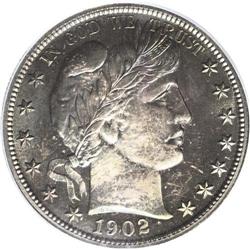 1902 50C PR66 PCGS. Deep, watery mirrors are essential 