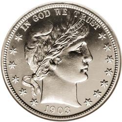 1903 50C PR66 NGC. Both sides are brilliant throughout 