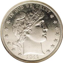 1911 50C PR64 Cameo NGC. The eye appeal of this exampl 