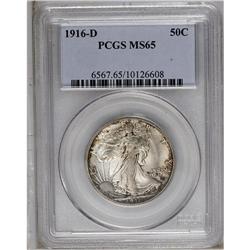 1916-D 50C MS65 PCGS. Gem examples of this issue are s 