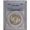 Image 1 : 1918 50C MS64 PCGS. Wispy gold toning is apparent on b 