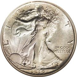 1919-D 50C MS63 NGC. The 1919-D is an immediately reco 